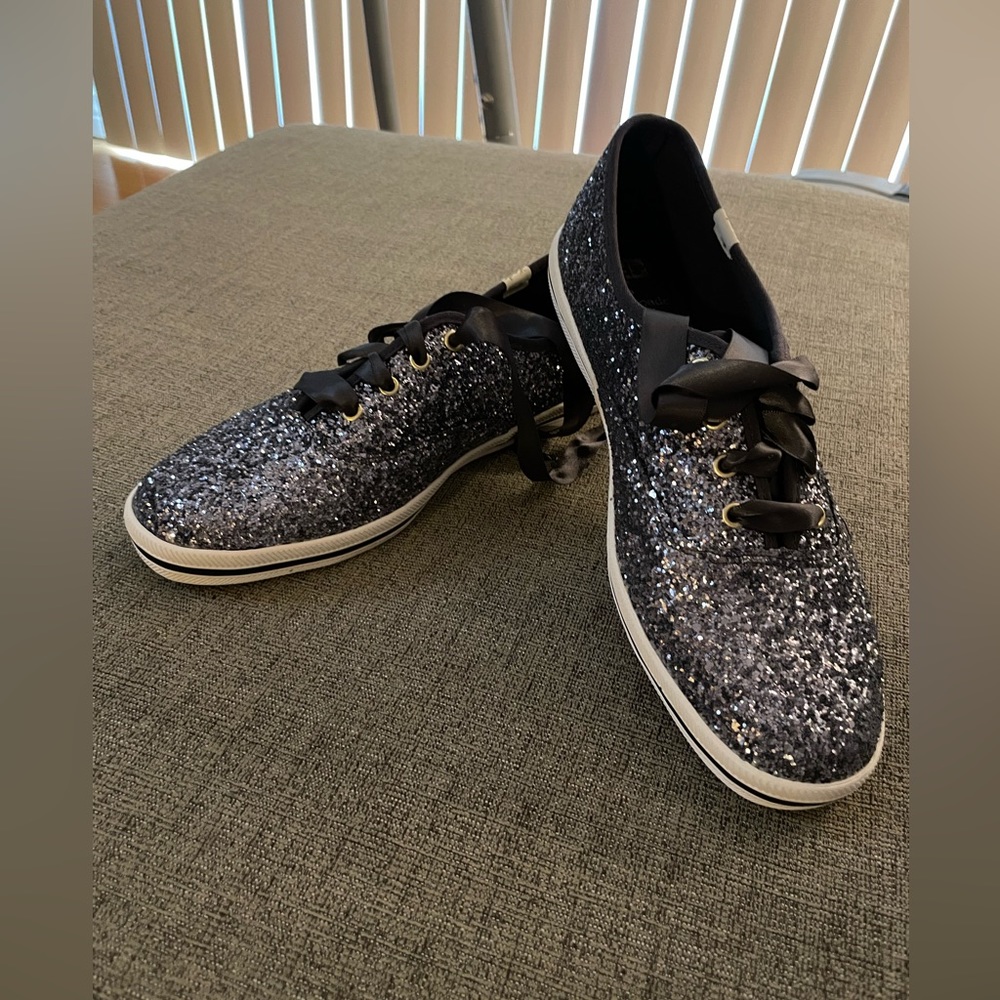 NWOT Keds X Kate Spade New York Champion Glitter Sneakers